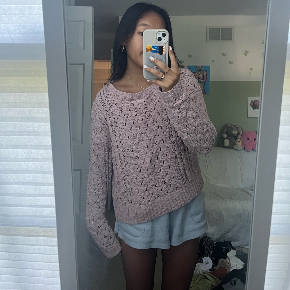 Aero Hygge chenille knit sweater